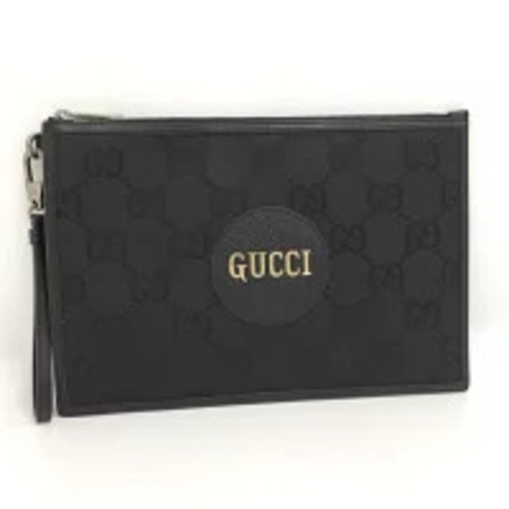 Gucci Off the Grid Clutch Bag Canvas Black